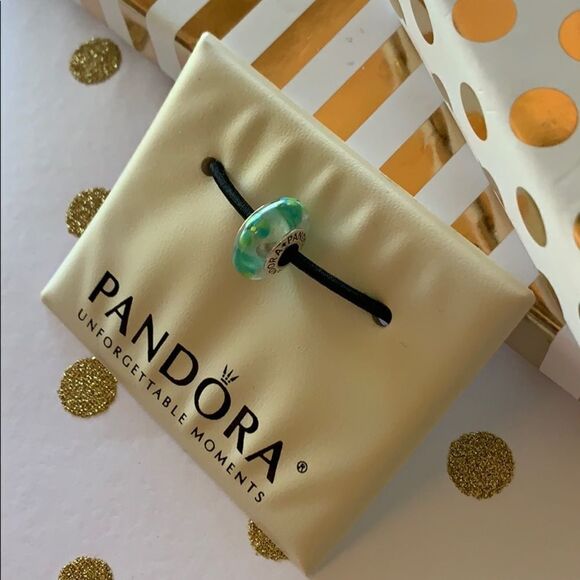 PANDORA Murano Glass Charm Authentic Flowers - Picture 1 of 9